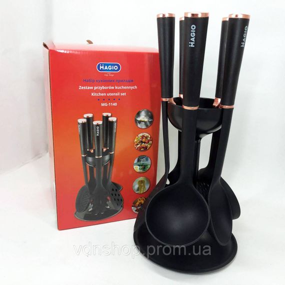 Кухонне приладдя з тефлоновим покриттям, Пристосування для кухні, Набір ополоників для кухні LZ-29 | Зображення 5