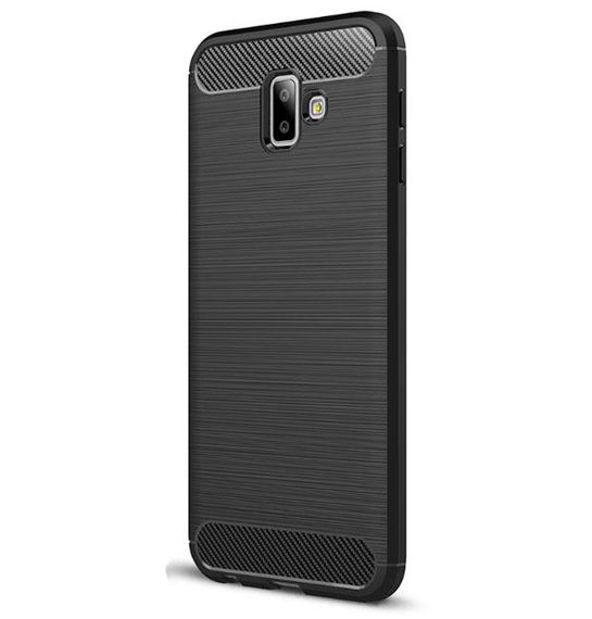 Протиударний бампер PRIMO Carbon Fiber Series для Samsung J6 Plus 2018 (SM-J610) - Black