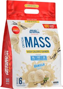 Гейнер Applied Nutrition Original Critical Mass Weight Gainer (6kg - 25 Servings) (Vanilla)