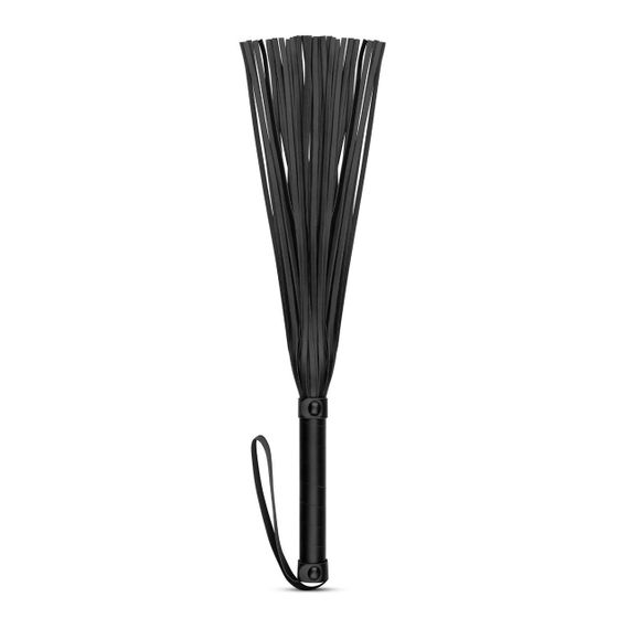 Флоггер Bedroom Fantasies: Faux Leather Flogger, черный Sex Aura