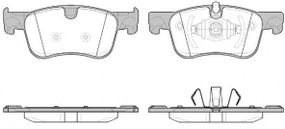 Колодка гальм. диск. CITROEN C4 (0913-) передн. (вир-во REMSA) REMSA 158000 на CITROËN C4 Grand Picasso II