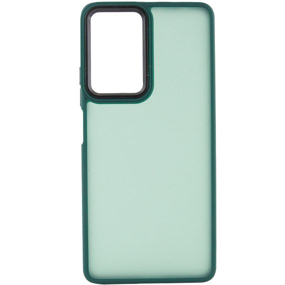 Чехол TPU+PC Lyon Frosted для Xiaomi Redmi Note 10 Pro / 10 Pro Max Green | Зображення 1