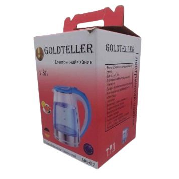 Електрочайник Goldteller MG-07 1,8 л 1500 Вт блакитний (MG-07 BLUE_418) | Зображення 5
