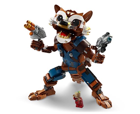 Конструктор LEGO Marvel Ракета й малюк Ґрут 76282 | Зображення 3