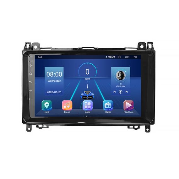 Штатна магнітола 9" Lesko для Mercedes-Benz B-Класс I (W245) Рестайлинг 2008-2011 Top 6/128 4G WiFi GPS