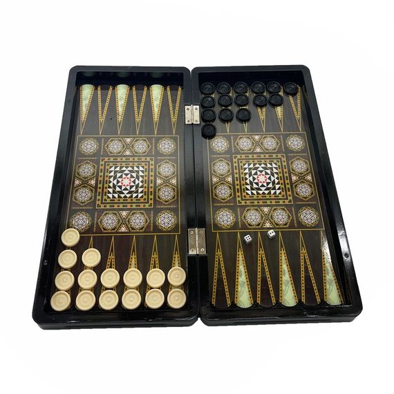 Набор настольных игр "Шахматы 3 в 1" Set3 NE-SP-SET-14 нарды, шашки, 40х40 см | Зображення 2
