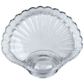 Блюдо сервировочное для закусок с соусником 21х19х3 см стеклянное HP-YH-58