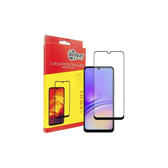 Чохол до мобільного телефона Dengos Kit for Samsung Galaxy A05 (A055) case + glass (Black) (DG-KM-07) | Зображення 3