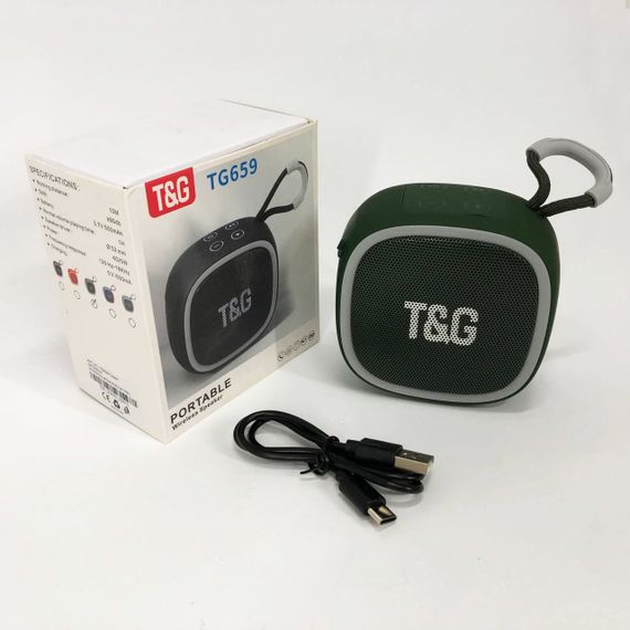 Bluetooth колонка з радіо TG659, Колонка для вечірок на дачі, Акустичні колонки з блютузом OM-89 | Зображення 9