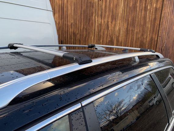 Перемички на звичайні рейлінги під ключ (2 шт) Сірий для Range Rover III L322 2002-2012рр | Зображення 9