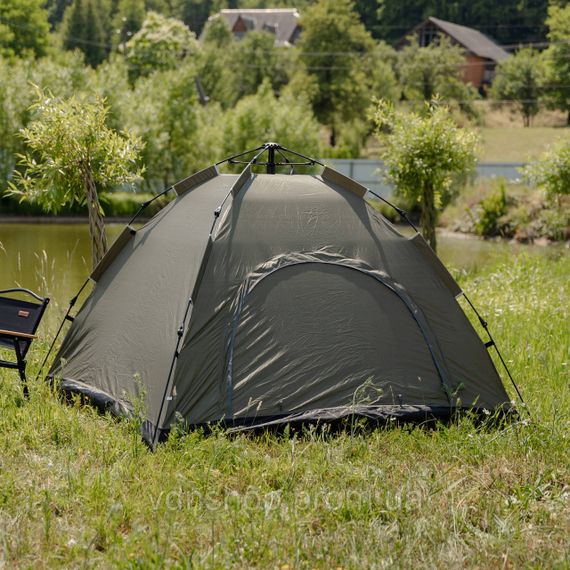Намет кемпінговий 2 на 2 метри автоматичний для риболовлі походу туристичний LU-019GR Зелений | Зображення 9