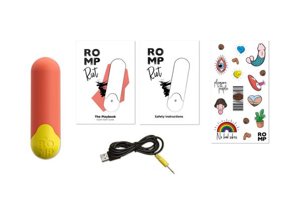 Потужна віброкуля Romp Riot Light orange Sex Aura | Зображення 4