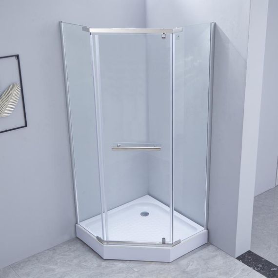 Душова кабіна Lidz Dozorca SC90x90.CRM.LOW.TR LDSC9090CRMLOWTR | Зображення 2