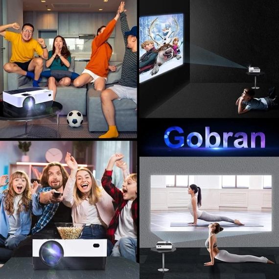 Мультимедійний домашній проєктор Gobran H3 Full HD LED 7000 Лм | Зображення 5