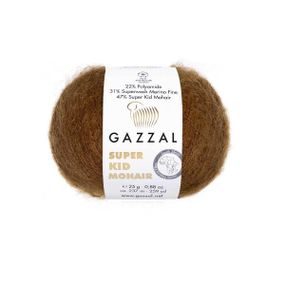 Super Kid Mohair № 64401 Gazzal Турецька пряжа для в'язання нитки кід мохер