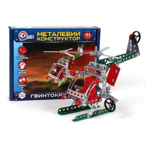 Конструктор игровой Технок Вертолет T-4944 185 деталей