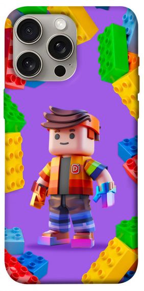 Чохол з картинкою Colorful constructor для Apple iPhone 15 Pro Max (6.7")