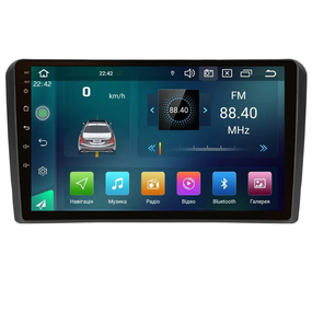 Штатна магнітола Cyclone C9 CPL. 2+32GB. CARPLAY Audi A4 2000-2009