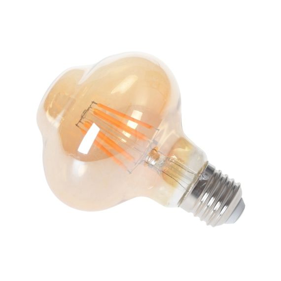 Лампа светодиодная LED 6W E27 COG WW T80 Amber 220V | Зображення 1