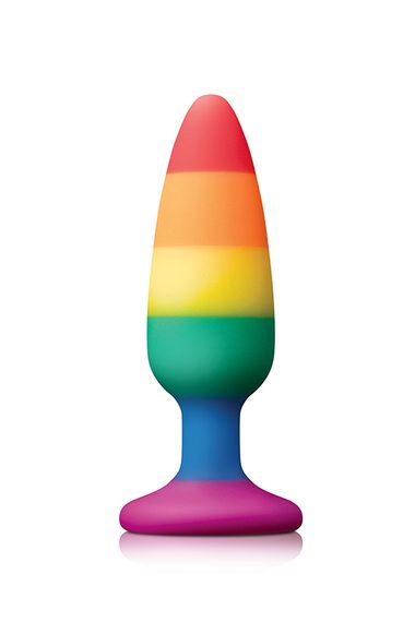 Анальна пробка силікон NS Novelties COLOURS PRIDE EDITION PLUG M
