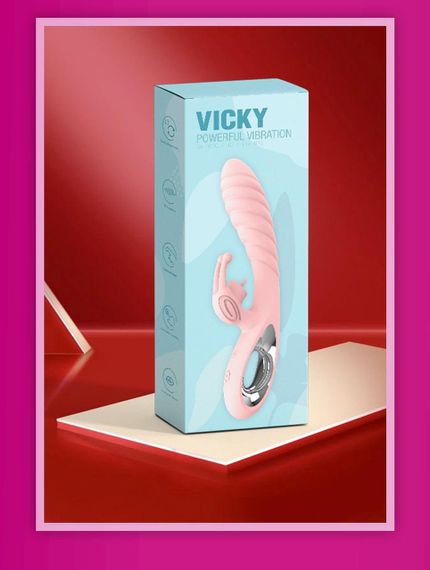 Вібратор Vicky USB Pink Sex Aura | Зображення 9