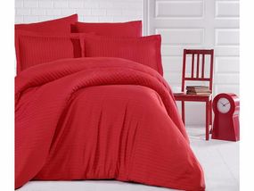 Постільна білизна Clasy Stripe Satin 200х220 Kirmizi