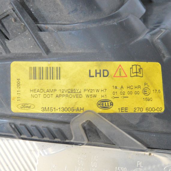 Фара права Ford Focus II C-Max 2002-2010 Фара передня права Форд Фокус 2 Ц-Макс 3M5113005AH | Зображення 4