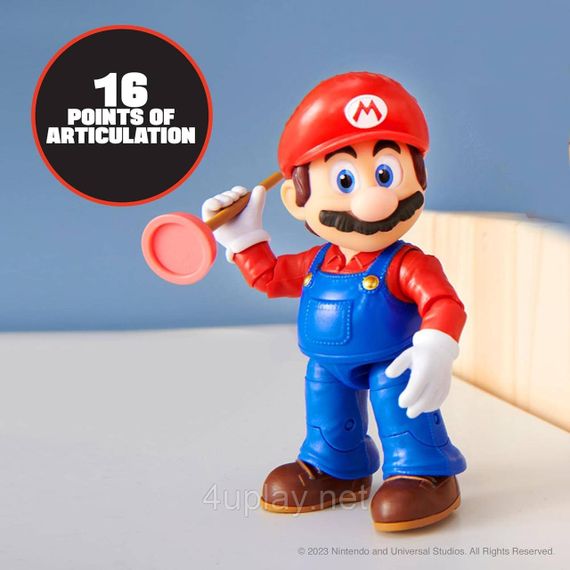 Коллекционная фигурка Марио 13см Братья Супер Марио в кино Оригинал The Super Mario Bros Movie | Зображення 3