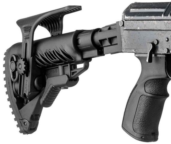 Приклад FAB Defense GLR-16 CP з регульованою щокою для AR-15/АК Приклад ак Приклад для ак 74 | Зображення 3