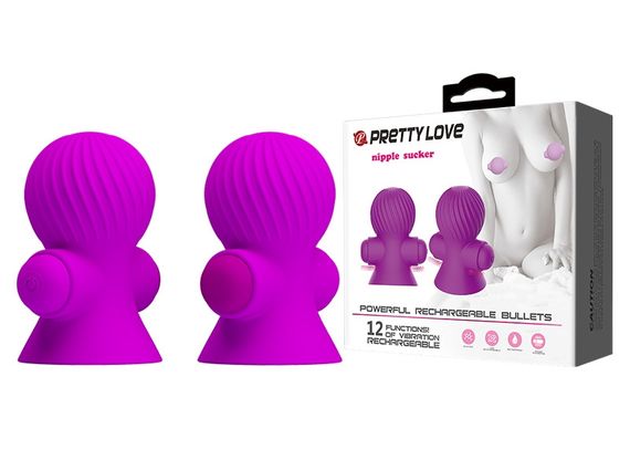 Вібростимулятори для сосків PRETTY LOVE-Nipple Sucker, BI - 014545-1 sexstyle