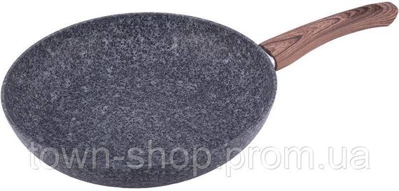 Сковорода Kamille Grey Marble Ø26см индукционная с антипригарным покрытием KM-4162