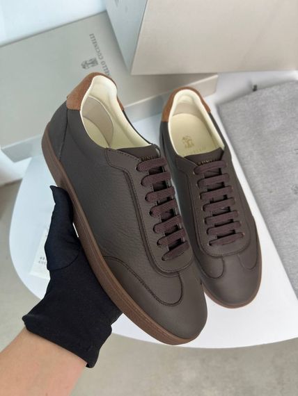 Кросівки Brunello Cucinelli Classic Coffe коричневі ob430