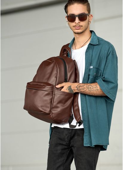 Чоловічий рюкзак Sambag ZARD LST шоколадний 46 х 28 х 13 см (25018020m) | Зображення 5