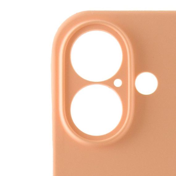 Чехол Silicone Case Full Camera Protective (AA) для Apple iPhone 16 (6.1") Оранжевый / Cantaloupe | Зображення 3
