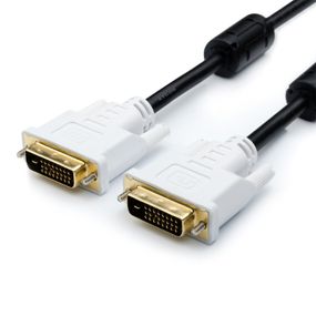 Кабель мультимедийный DVI M to DVI M 10.0m 24+1pin Atcom (10702)
