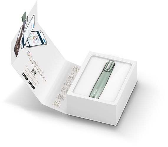 Пристрій для зміцнення і тонізації шкіри обличчя з поворотною головкою GESKE Skin Firming Wand 7в1 green | Зображення 8