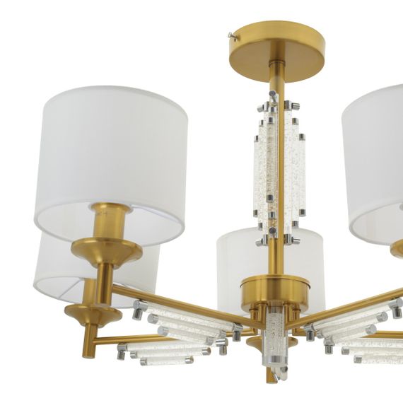 Люстра потолочная с абажуром E14 40W G (BKL-720C/5) | Зображення 3