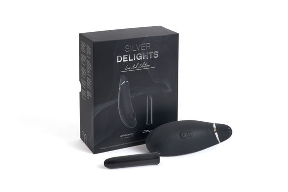 Преміальний подарунковий набір Silver Delights Collection: Womanizer Premium та We-Vibe Tango | Зображення 1