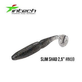 ".Приманка Intech Slim Shad 2,5"(12 шт) (IN59)