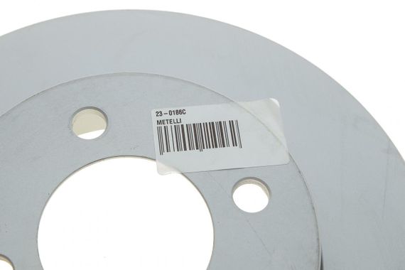 Диск гальмівний передній VW Caddy 95-04 Passat 88-97 Golf 92-02 256x13  з покриттям  повний  23-0186C | Зображення 3