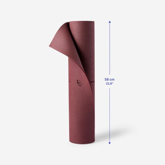 Килимок для йоги 180 cм × 50 cм × 5 мм коричневий - One Size | Зображення 6