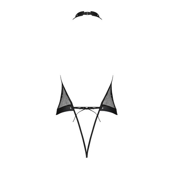 Боди-халтер с открытым доступом Passion MOONLIGHT BODY XXL/XXXL black | Зображення 3