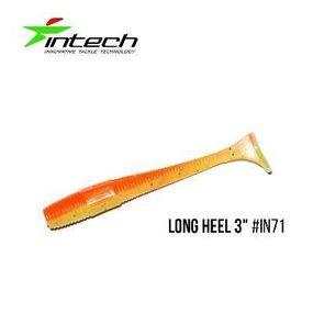 Силиконовая приманка, Съедобный силикон Intech Интеч Long Heel 3 "8 шт IN71