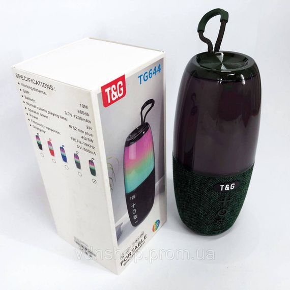 Колонка usb s Bluetooth TG644, Колонка на акумуляторі маленька з підтримкою microSD BK-31 | Зображення 3