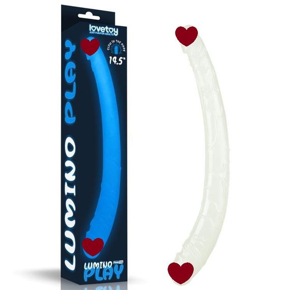Фалоімітатор - Lumino Play Double Dildo 14.5" Sex Aura