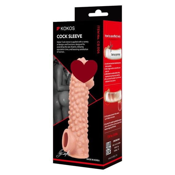 Насадка на член Kokos Cock Sleeve CS 004 M sexstyle