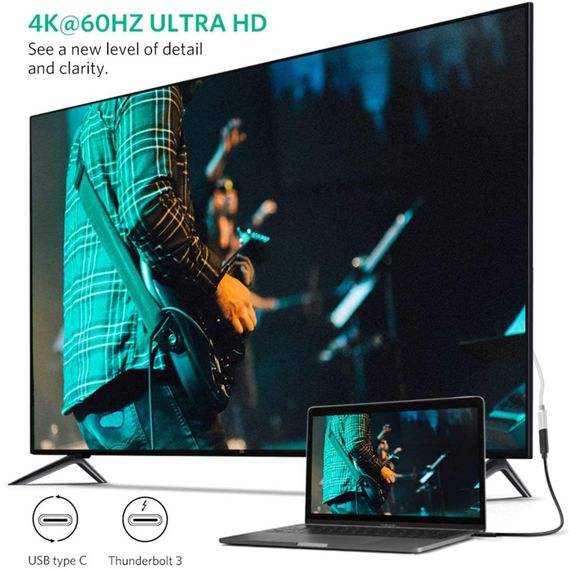 Дата кабель USB-C to USB-C 1.0m USB 3.1Gen2 100W US353 Black Ugreen (10387) | Зображення 4