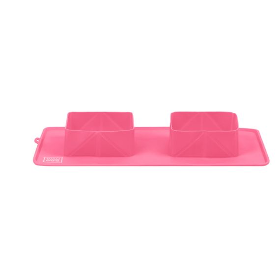 Миска складана WAUDOG Silicone,385х230х50 мм рожевий | Зображення 2