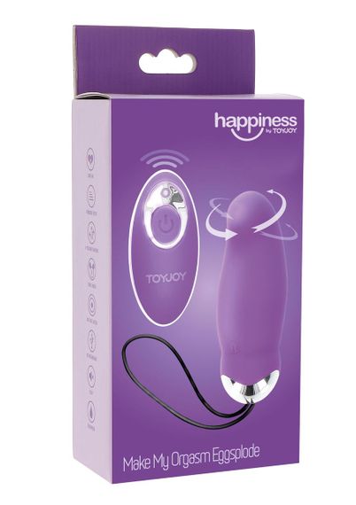 Виброяйцо с ротацией TOY JOY 8.9х3.1 см. Sex Aura | Зображення 1