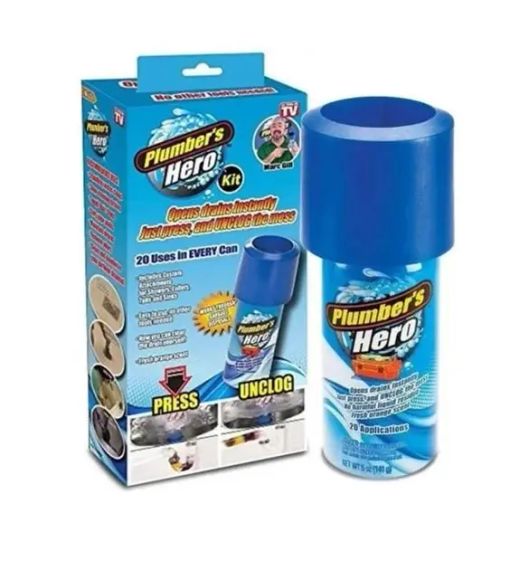 Вантуз Plumber Hero ART-0247 набор для прочистки унитаза и канализационных труб | Зображення 1